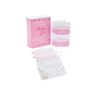 Image of Equilibrium Keepsakes to Treasure Baby Girl Plated with Real Silver