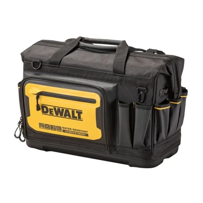 Image of Dewalt DWST60104 1 Storage Bag 33 Pockets, Pro 20&quot; Open Mouth Tool Bag, Max Capacity 25 kgs for Electricians Technicians or Home DIY