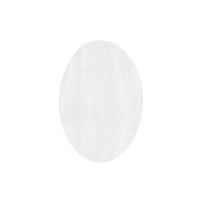 Image of Elastic Knee Patches for Clothing Patch to Repair Clothes. 6 Elbow or of 9 x 13 cms. White Color