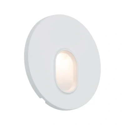 Image of Paulmann 92924 LED recessed wall light round incl. 1x1,1 Watt spotlight white spot plastic lamp 2700 K