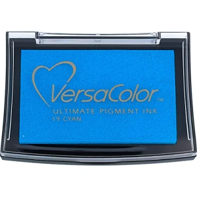 Image of Tsukineko Versacolor Pigment Ink Pad Cyan, 4 x cm