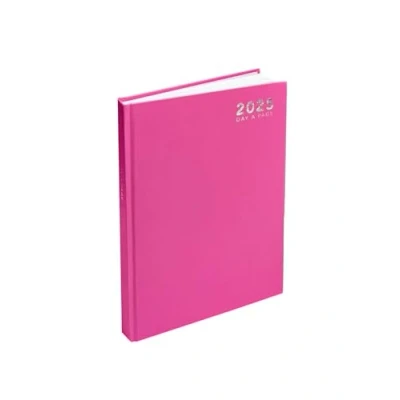 Image of 2025 Diary A4/A5/A6 Pastel Colour Fashion Week to View, Day A Page Desk (A6 Page, Pink)
