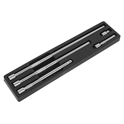 Image of Sealey Ak768 Wobble Extension Bar Set 5Pc 1/2Sq Drive