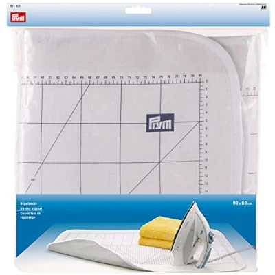Image of Prym Ironing Blanket, Cotton, Silver, 6.5 cm