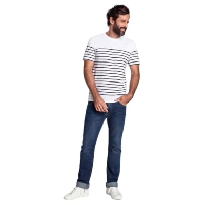 Image of Armor Lux Etel T Shirt Stripes White size XL