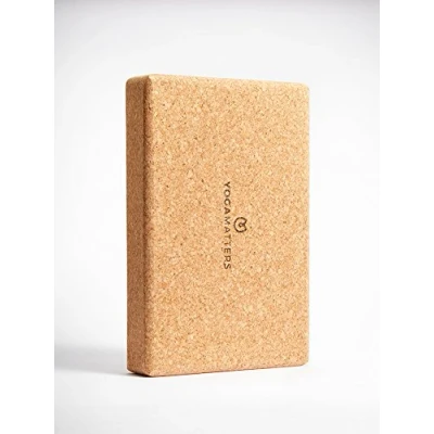 Image of Yogamatters Cork Yoga Block Brick Eco Friendly, Sustainable and Non Toxic Perfect for Pilates