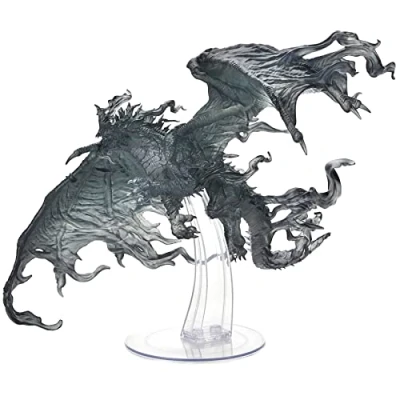 Image of Dungeons &amp; Dragons D&amp;D Icons of The Realms: Adult Blue Shadow Dragon Painted Figure, RPG Miniatures, Display Or Use with Your Tabletop Roleplaying Games