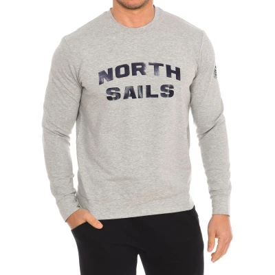 Image of North Sails 9024170 926 men&#039;s Sweatshirt in Grey