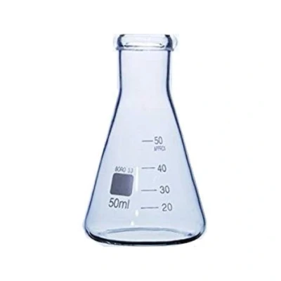 Image of Rocwing Borosilicate 3.3 Graduated Conical Glass Flask for Laboratory (50ml)