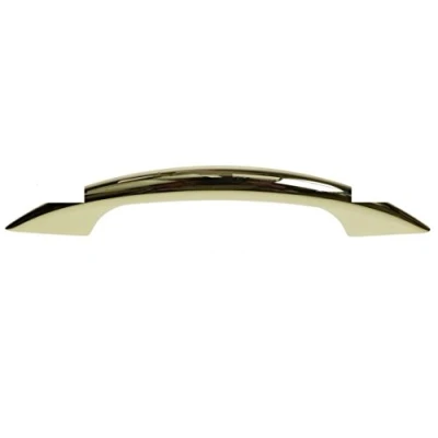 Image of Merriway BH03425 100mm (4 inch) EB Front Fix D Handle with Screws Brass Plated