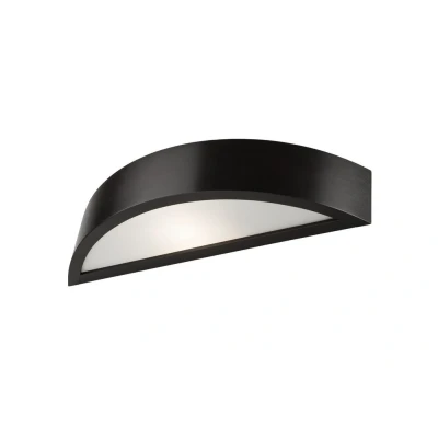 Image of ntegrated LED Wall Light Wenge, 1x E27
