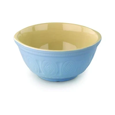 Image of Tala Retro 10B02011 Traditional Stoneware Mixing Bowl , Blue/Cream 2800ml