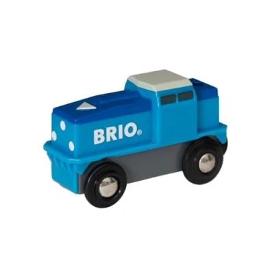 Image of BRIO World Cargo Battery Train Engine for Kids Age 3 Years Up Wooden Railway Sets, Accessories and Add Ons