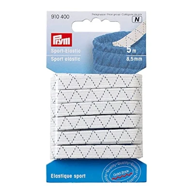 Image of Prym Elastic, White, One Size