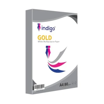 Image of Indigo® A4 White Multipurpose Copier Paper 80gsm Economy Pack of 200 Sheets