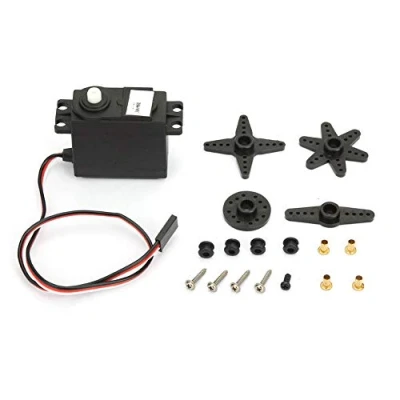 Image of 360 degree Continuous Rotation Servo Motor, DS04 NFC DC Geared Motor for RC Robots/Model Aircraft/Cars,