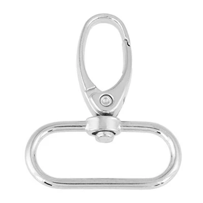 Image of 20 Pcs Zinc Alloy Rotate Clasps Bag Lobster Trigger Clips Snap Hook for 32mm Strapping DIY Accessories (32mm)
