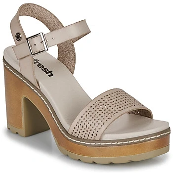 Image of REFRESH Women&#039;s 171862 Sandal, Beige, 6.5 UK