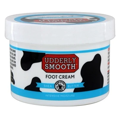Image of Udderly Smooth Foot Cream with Shea Butter, lightly scented, 8 Ounce jar
