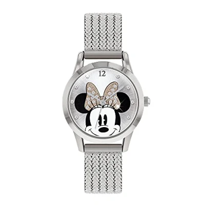 Image of Disney Womens Analogue Classic Quartz Watch with Stainless Steel Strap MN8008