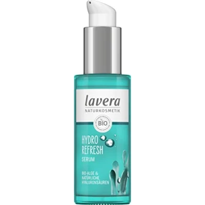Image of lavera Hydro Refresh Serum Organic Algae &amp; Natural Hyaluron Acids Cosmetics Vegan certified 30ml