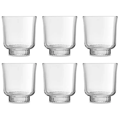 Image of Libbey Modern America Drinking Glass, 345 ml / 34.5 cl, Set of 6, Dishwasher Safe