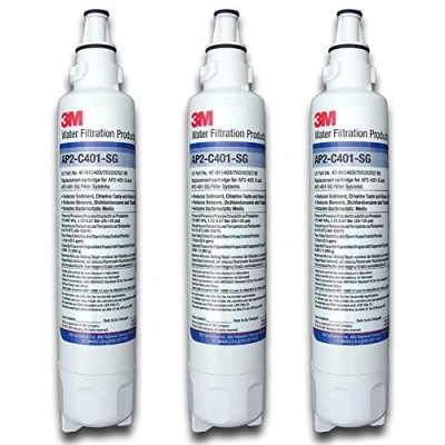 Image of 3M AP2 C401 SG Water Filter Cartridge with Scale Inhibitor Compatible F Series Lincat boilers, Filterflow 1 Micron 47 915403, 569594 (3)