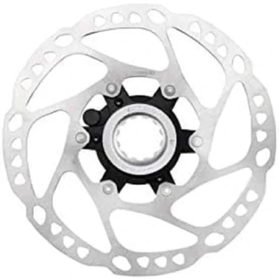 Image of Shimano Steps RT EM600 Centre Lock disc rotor with lockring 160 mm