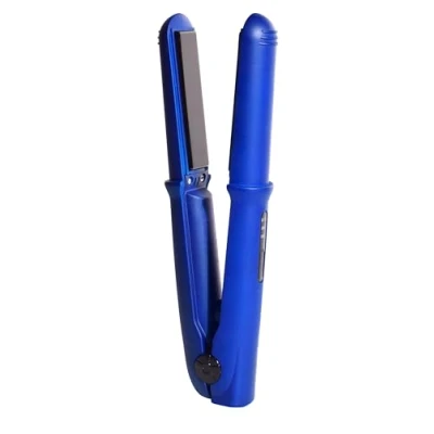 Image of Beter Mini GRWM Cordless Hair Straightener, Compact Size for Travel, USB Rechargeable, Adjustable Temperature up to 200ºC Cable Included Blue