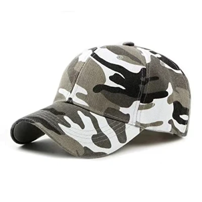 Image of Zhjuju Baseball Cap Camo,Casual Camo Sun Hat Mens Boys Army Camouflage Unisex Adjustable Classic Women Hats for Hip Hop Sports Outdoor Daily Camping