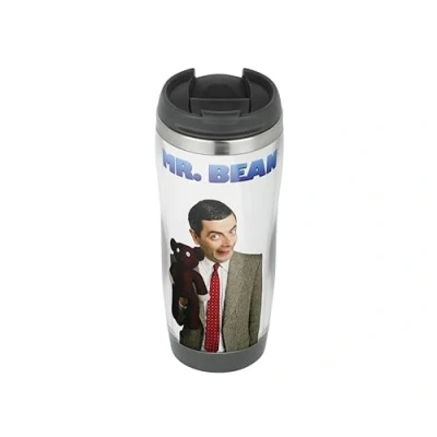 Image of Green Listing LTD Mr Bean Travel Mug, Thermal Insulated Cup for Hot and Cold Beverages Drinks
