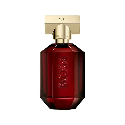 Image of BOSS The Scent Elixir for Her Ambery Fragrance with Notes of Pink Peppercorn, Atropa Belladonna Flower and Amber Accord High Longevity 50ml (Packaging May Vary)