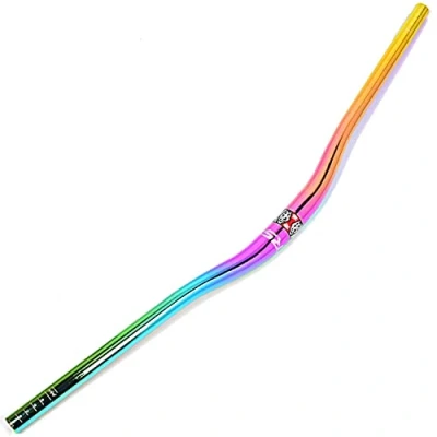 Image of CARACHOME MTB Bicycle Colorful Handlebar AM XC DH Downhill Racing Bike Rise Mountain Road Rainbow 31.8mm*760/800mm,A1