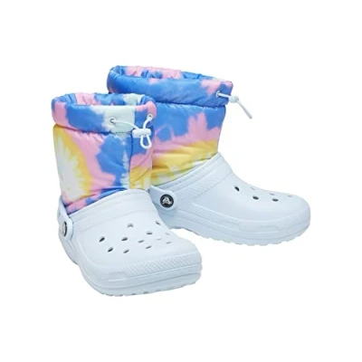 Image of Crocs Classic Lined Neo Puff Tie Dye Boot
