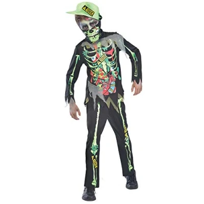 Image of (PKT) (9903742) Child Boys Toxic Zombie Costume (8 10yr)
