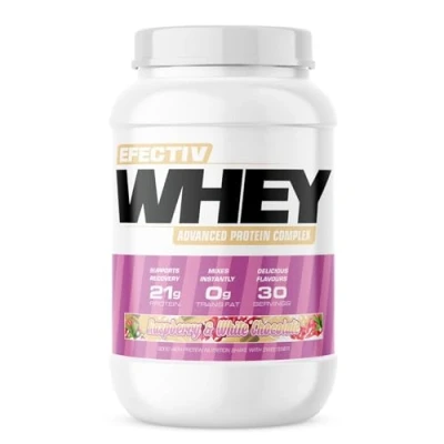 Image of EFECTIV Whey Protein 900g (Raspberry White Chocolate)