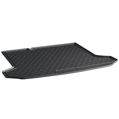 Image of Gledring 1126 Rubbasol (Rubber) Trunk mat compatible with Audi Q4 e tron (F4B) 2021 (Lower floor), Black