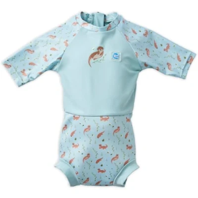Image of Splash About Baby Happy Nappy Sunsuit, Playful Otters, 12 24 Months