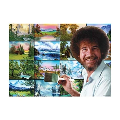 Image of Bob Ross These Things Live Right In Your Brush 1000 Piece Jigsaw Puzzle