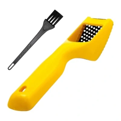 Image of Fiorky Ceramic File Pottery Tool with Cleaning Brush Rough Plaster Planer Shredder Hand Rasp Shaper for Clay Foam Sculpture Artists Tools