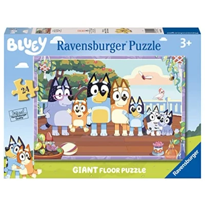 Image of Ravensburger Bluey Toys 24 Piece Giant Floor Jigsaw Puzzle for Kids Age 3 Years Up Gifts Toddlers