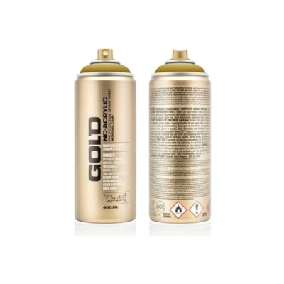 Image of Montana GOLD Acrylic Professional Spray Paint 400 ml Mustard