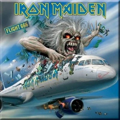 Image of Iron Maiden Postcard: Flight 666