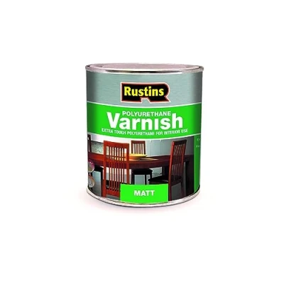 Image of Rustins Polyurethane Varnish Clear Matt 500ml