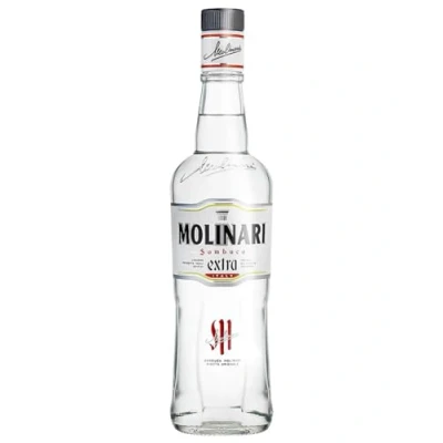 Image of Molinari Extra Sambuca Premium Liqueur 70cl, 40% ABV Traditional Italian Licor made with Star Anise Great for Cocktails and Drinking Neat