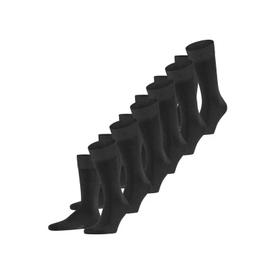 Image of Falke Happy 6PACK Everyday Casual Socks, Men&#039;s, Size: 6 8, Anthra mel