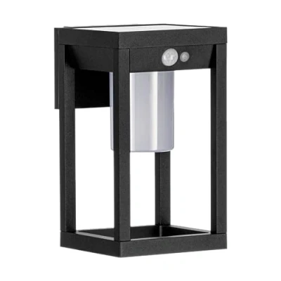 Image of EGLO Martano solar LED outdoor wall light with a sensor