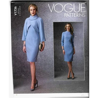 Image of Vogue Patterns V1736E5 Misses Dress, White