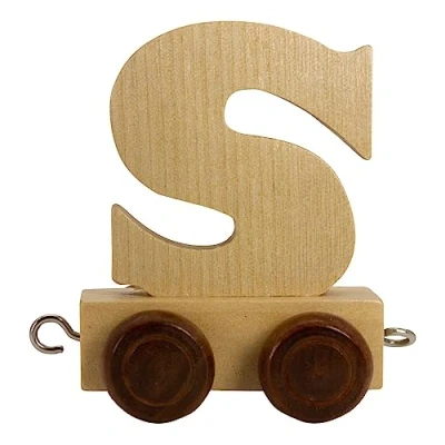 Image of GICO Wooden Letter Train, Carriage, A Z, Choice of Name (S)