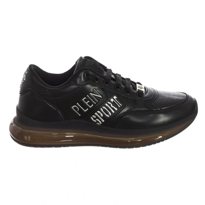 Image of Plein Sport Mens Sports Shoes SIPS1513 Black Leather Size EU 44